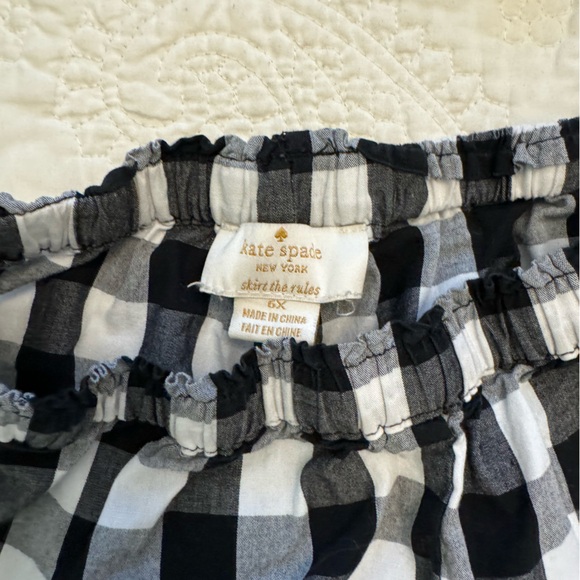 Girls Kate Spade size 6x short and top set - Picture 3 of 12